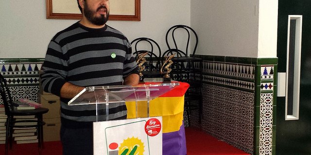 El coordinador local abrió el acto