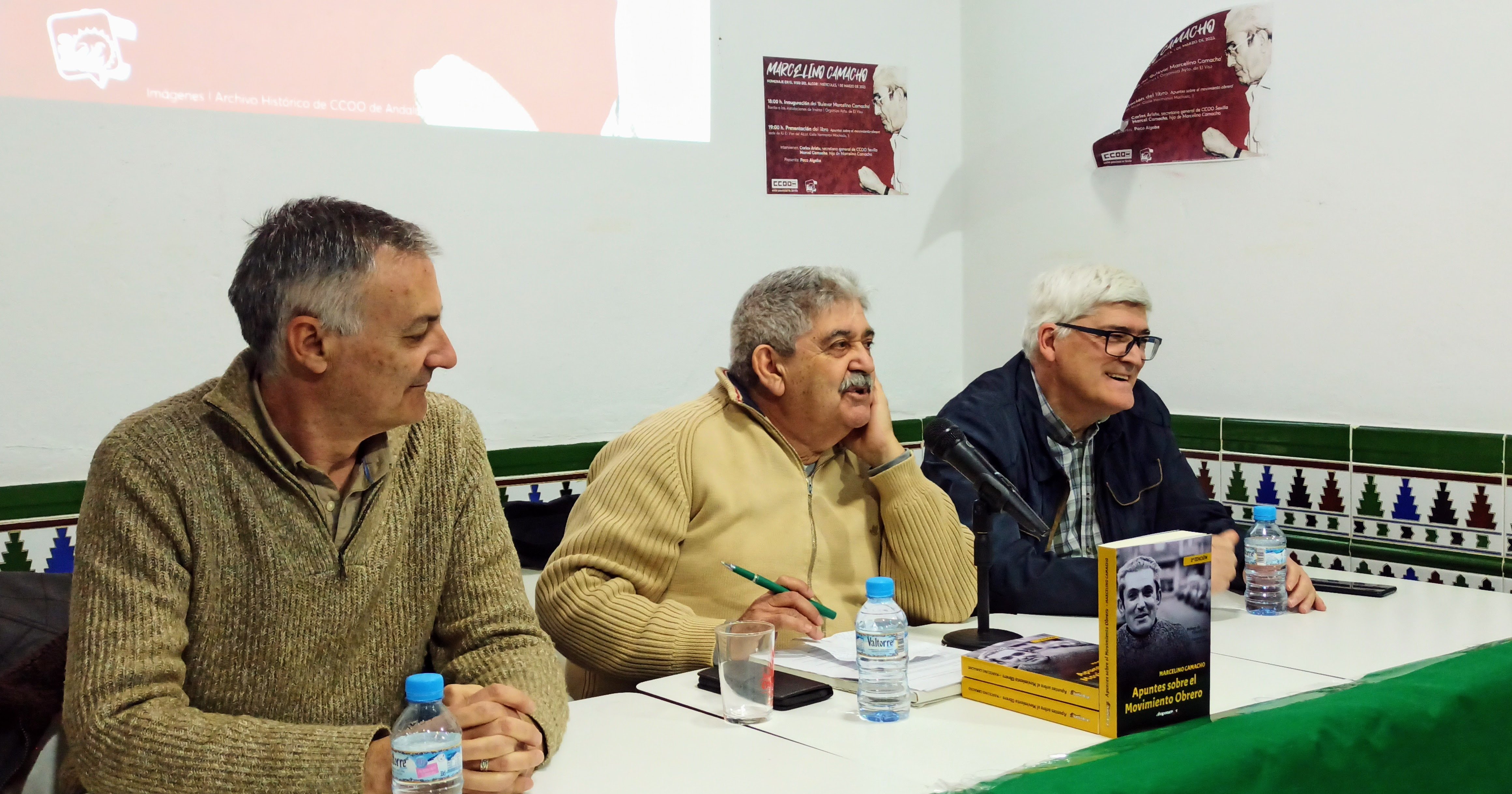 Marcel Camacho presenta el libro de su padre, Marcelino Camacho